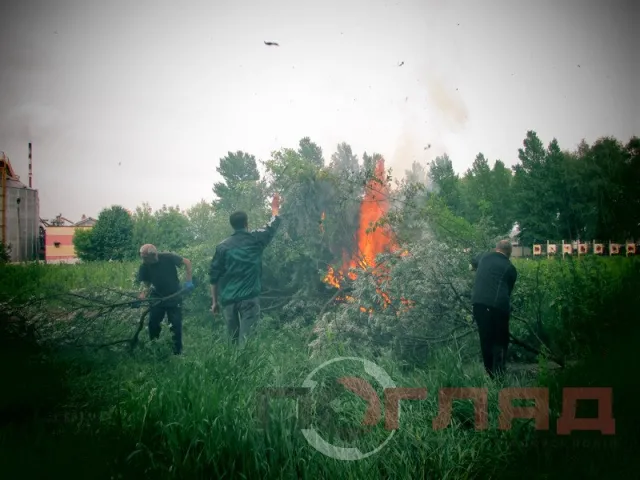 На закинутому стадіоні кілька десятків людей влаштували толоку (Фото) + (Відео) — фото 4