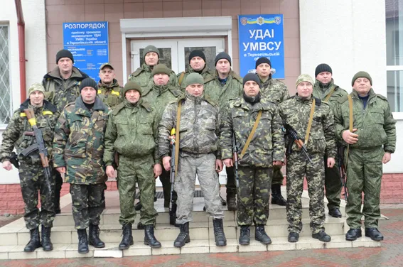 Із зони АТО повернулися правоохоронці Тернопільщини (Фото) + (Відео) — фото 3