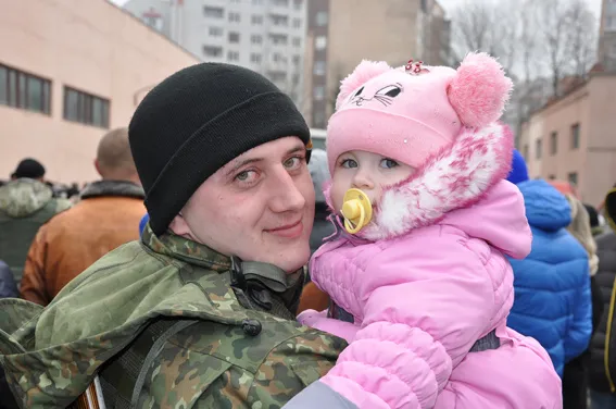 Півсотні бійців спецбатальйону патрульної служби міліції «Тернопіль» відбули на схід (фоторепортаж) — фото 3